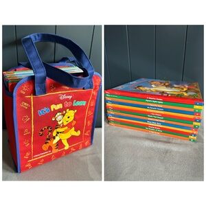 📚 Vintage Book Collection and Tote from Disney’s Winnie The Pooh